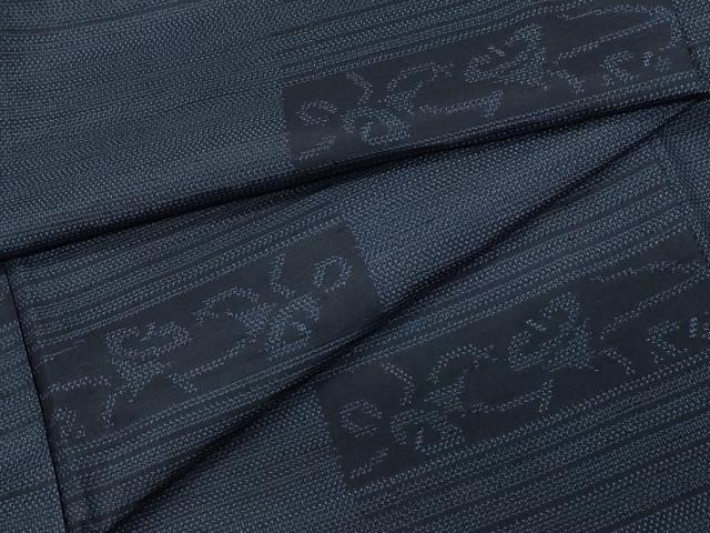 平和屋着物●結城紬　独楽　正絹　逸品　CAAZ8355vf