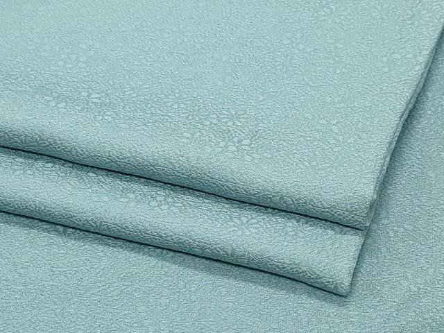 平和屋着物●上質な色無地　草花地紋　港鼠色　正絹　逸品　CAAZ8392vf