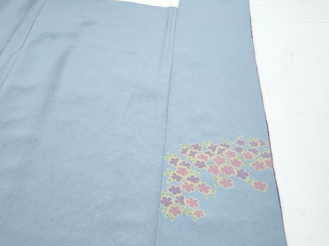 平和屋着物○訪問着 重ね絞り 樹林文 暈し染め 金通し地