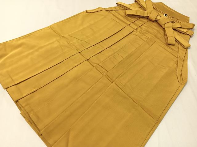 平和屋着物●男性　馬乗り袴　山吹茶色　洗える着物　CAAZ9971vp