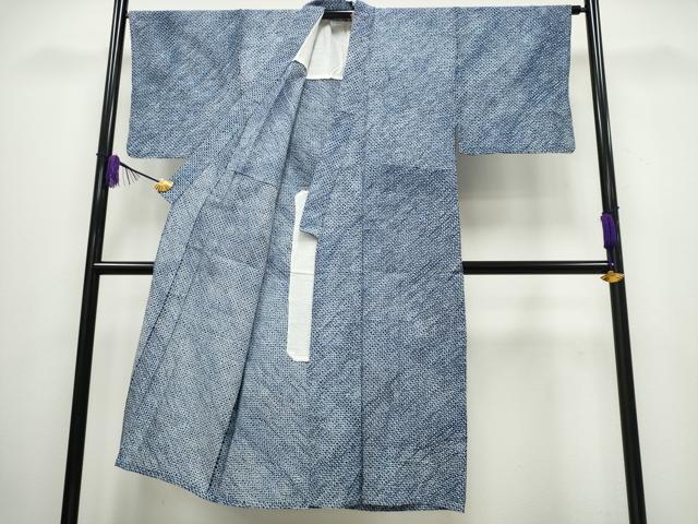 平和屋着物∴夏物　男性　浴衣　有松鳴海絞り　三浦絞り　綿　逸品　CABA0429ng_1