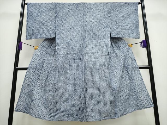 平和屋着物∴夏物　男性　浴衣　有松鳴海絞り　三浦絞り　綿　逸品　CABA0435ng_1