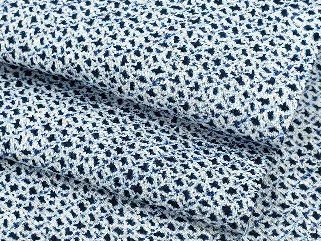 平和屋着物∴夏物　男性　浴衣　有松鳴海絞り　三浦絞り　綿　逸品　CABA0472ng