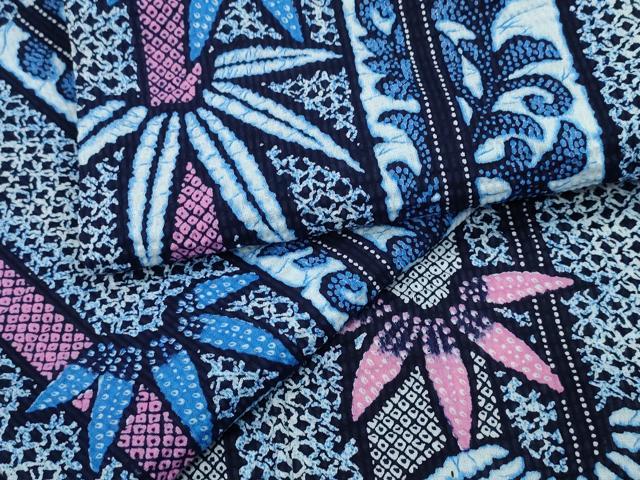 平和屋着物∴夏物　浴衣　笹竹唐草文　CABA0514ng