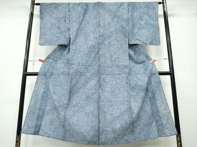 平和屋着物∴夏物　男性　浴衣　有松鳴海絞り　綿　逸品　CABA0796ng_1