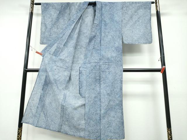 平和屋着物∴夏物　男性　浴衣　有松鳴海絞り　綿　逸品　CABA0796ng_2