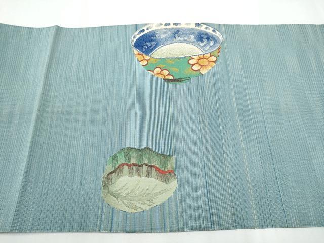 平和屋着物○爪掻き本綴れ 八寸名古屋帯 作家物 成物