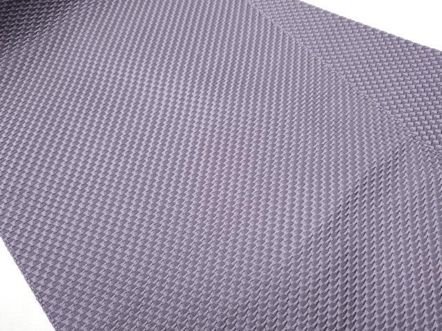 平和屋着物○八寸名古屋帯 葡萄鼠色 正絹 逸品 CABA1097hy