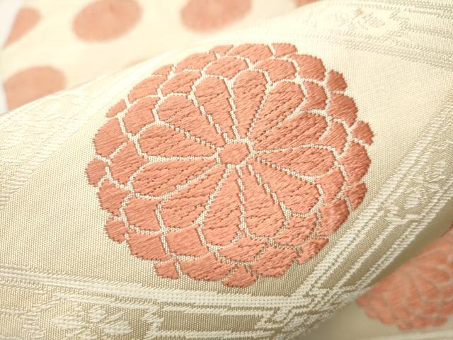 平和屋着物●つけ帯　唐織　菱菊文　正絹　逸品　CABA1118hy 平和屋着物○つけ帯 唐織 菱菊文 正絹 逸品 CABA1118hy 平和屋着物