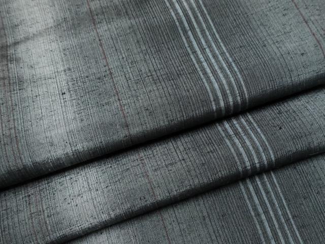 平和屋着物●上質な紬　間道　正絹　逸品　CABA1172hy