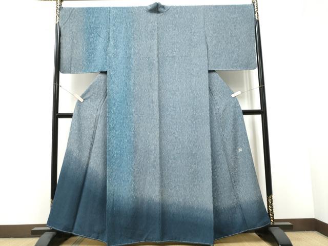 平和屋着物●訪問着　作家物　杢目文様　暈し染め　正絹　逸品　CABA1175hy