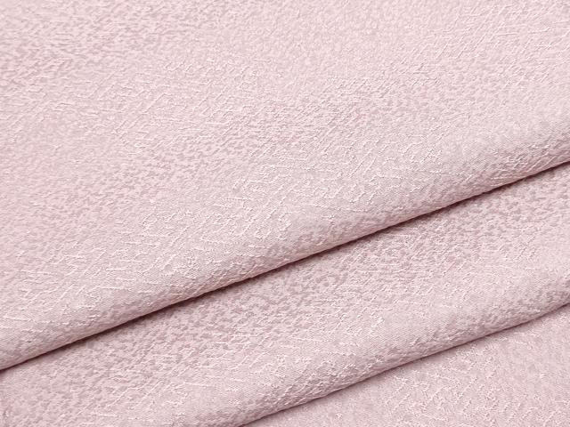 平和屋着物●上質な色無地　紗綾型地紋　撫子色　正絹　逸品　CABA1176hy