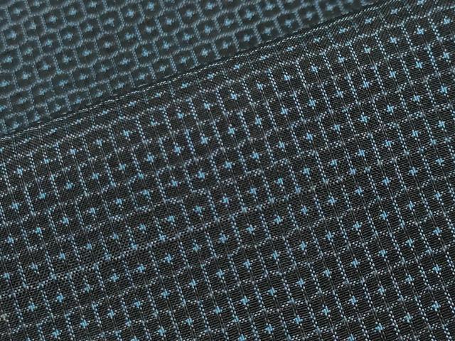 平和屋着物○男性 本場大島紬 アンサンブル 80亀甲 総詰め 正絹 逸品