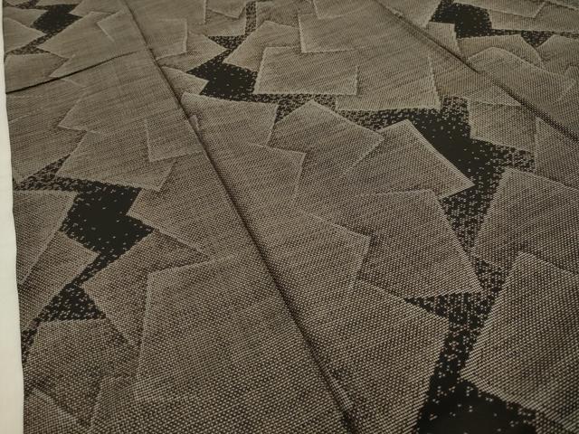 平和屋着物●本場大島紬　9マルキ　色紙重ね文　正絹　逸品　CABA1246gh