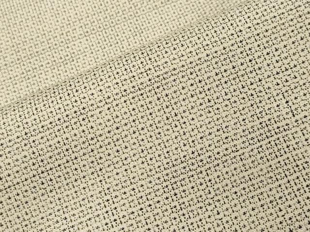 平和屋着物○本場大島紬 東郷織物謹製 白大島 160亀甲 菱花間道 さが美
