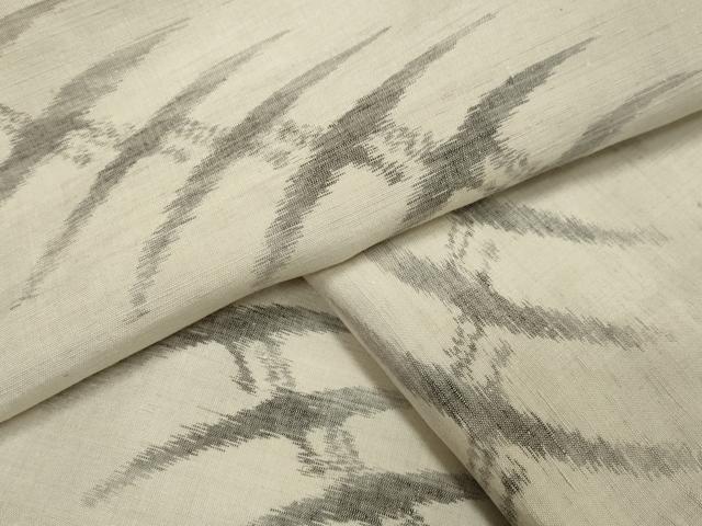 平和屋着物●上質な紬　群鶴文　正絹　逸品　未使用　CABA1324gh