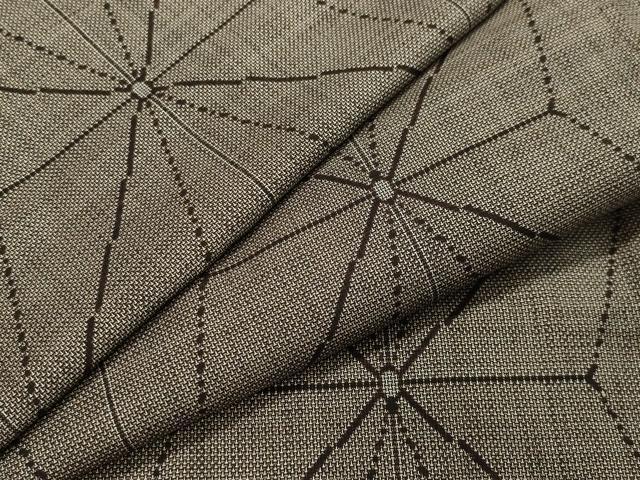 平和屋着物●本場大島紬　9マルキ　麻の葉文様　正絹　逸品　CABA1382gh