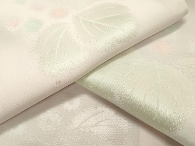 平和屋着物●長襦袢　無双仕立て　作家物　桐地紋　暈し染め　正絹　逸品　未使用　CABA1427gh