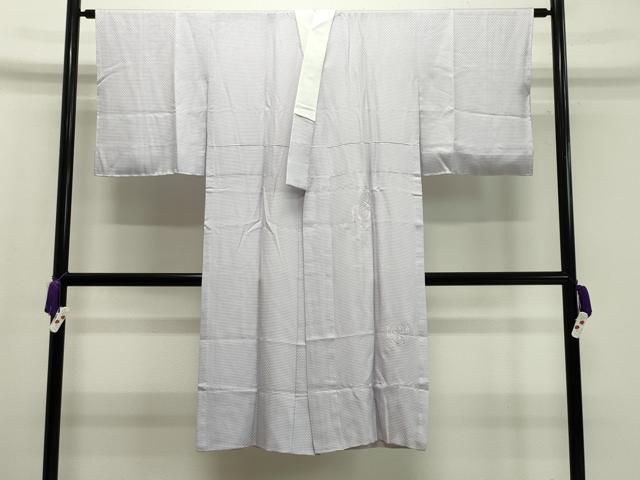 平和屋着物●中国三大刺繍　スワトウ刺繍　長襦袢　無双仕立て　鳳凰花文　薄梅鼠色　正絹　逸品　未使用　CABA1437gh