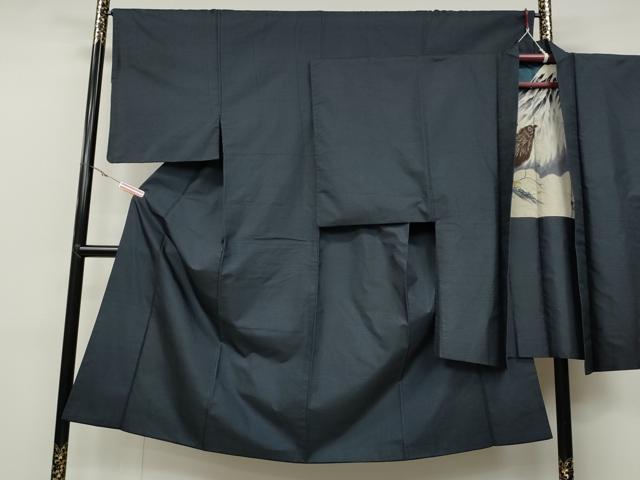 平和屋着物●男性　本場大島紬　アンサンブル　100亀甲　総詰め　正絹　逸品　CABA1628ut