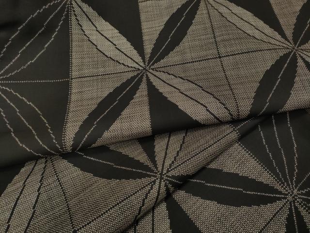 平和屋着物●本場大島紬　9マルキ　七宝文　正絹　逸品　CABA1644ut