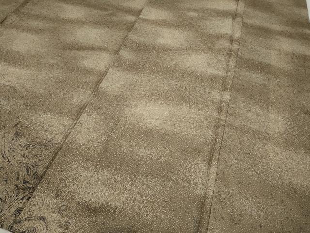 平和屋着物○訪問着 本場染大島紬 墨流し文様 正絹 逸品 CABA1730ut