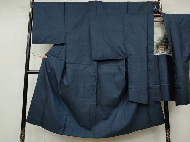 平和屋着物●男性　本場大島紬　アンサンブル　100亀甲　総詰め　正絹　逸品　CABA1738ut