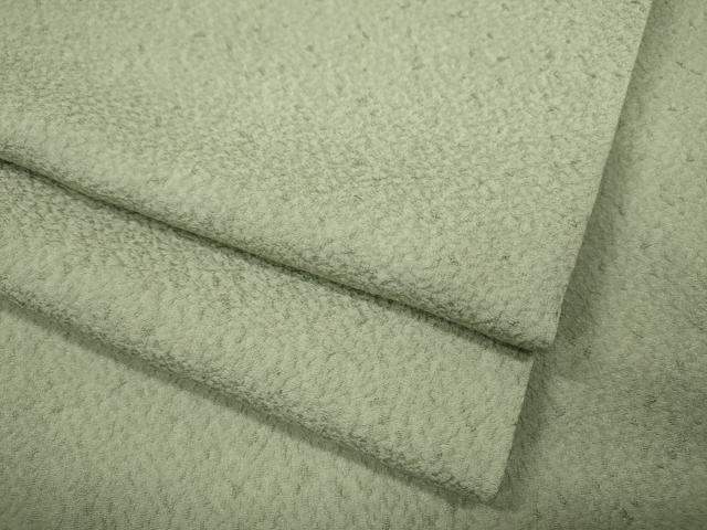 平和屋着物●上質な色無地　霞地紋　夏虫色　正絹　逸品　CABA1823ut