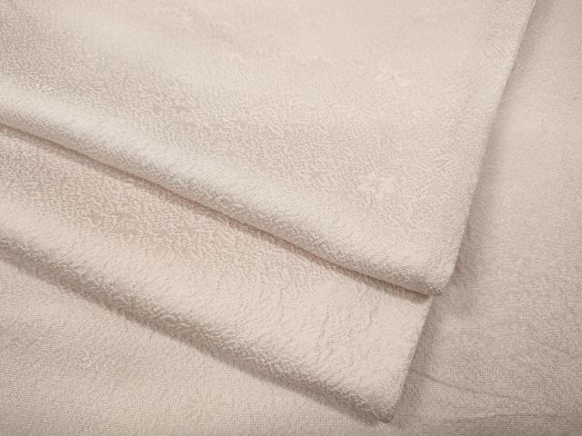 平和屋着物●上質な色無地　草花地紋　薄桜色　正絹　逸品　CABA1907ut