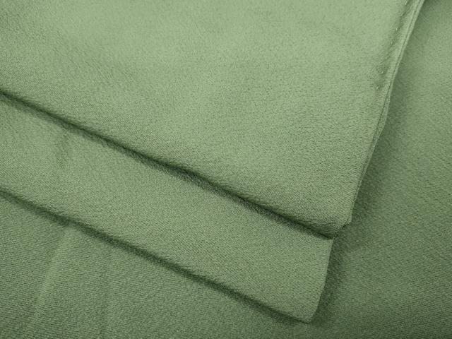 平和屋着物●上質な色無地　作家物　裏葉柳色　正絹　逸品　CABA1947ut