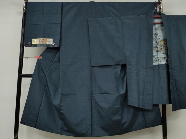 平和屋着物●男性　本場大島紬　アンサンブル　吉祥文　証紙付き　正絹　逸品　CABA1960ut