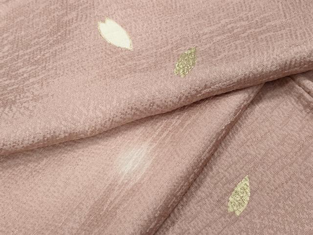 平和屋着物●上質な小紋　舞桜　蛍暈し　金彩　鈴乃屋扱い　正絹　逸品　CABA1996ut