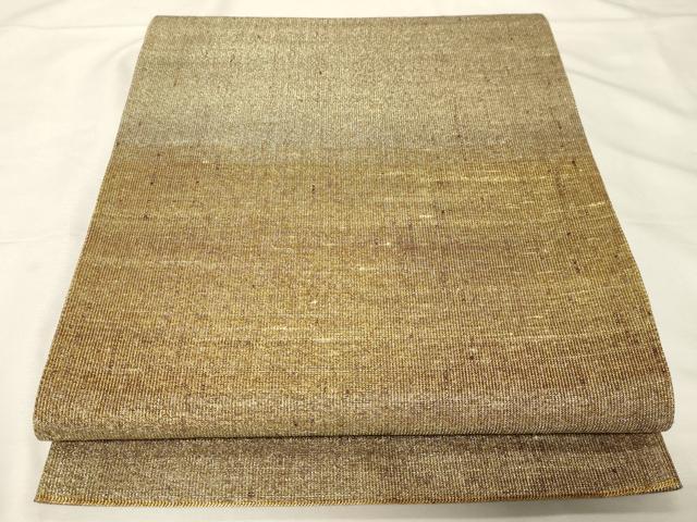 平和屋着物●桝屋高尾　ねん金綴錦　全通柄袋帯　段霞文　雲霞五彩　正絹　逸品　未使用　CABA2318dy