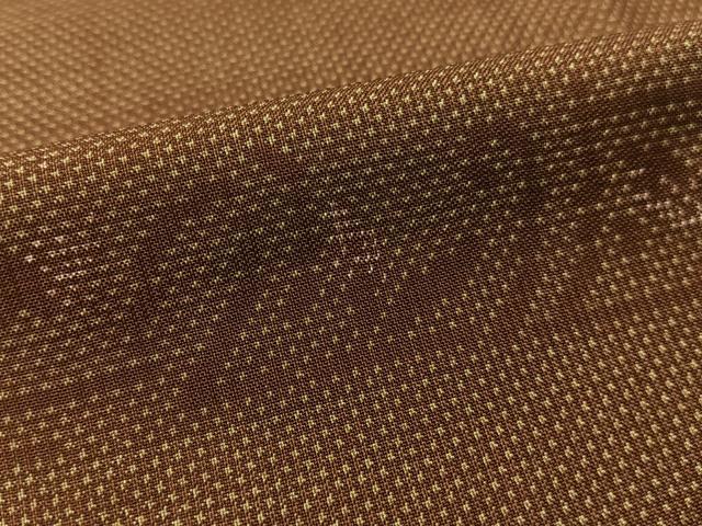 平和屋着物●本場大島紬　7マルキ　吉祥花文　正絹　逸品　CABA4405vp