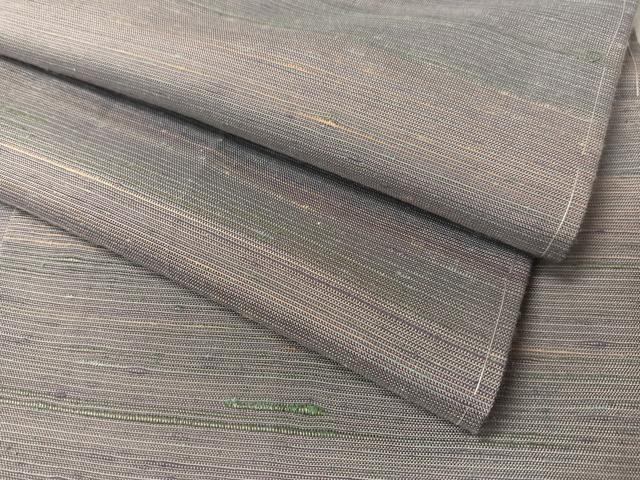 平和屋着物●紅花紬　米沢　正絹　逸品　未使用　CABA4642vp