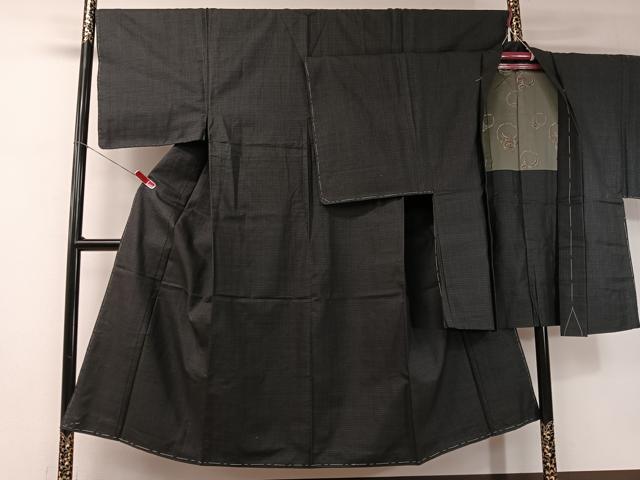 平和屋着物●男性　本場大島紬　アンサンブル　絣文様　正絹　逸品　未使用　CABA4668vp