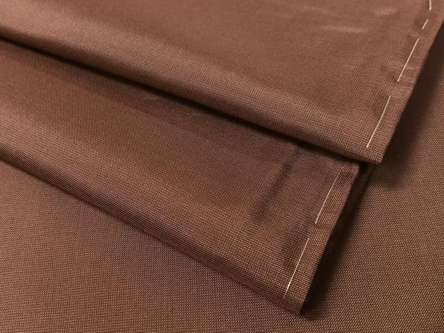 平和屋着物●本場大島紬　色無地　浅蘇芳色　正絹　逸品　未使用　CABA4734vp