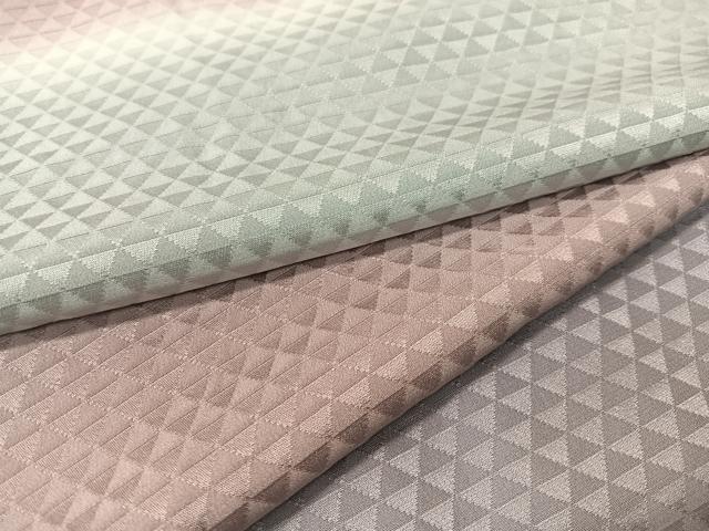 平和屋着物●長襦袢　無双仕立て　横段文　鱗地紋　正絹　逸品　CABA4780vp