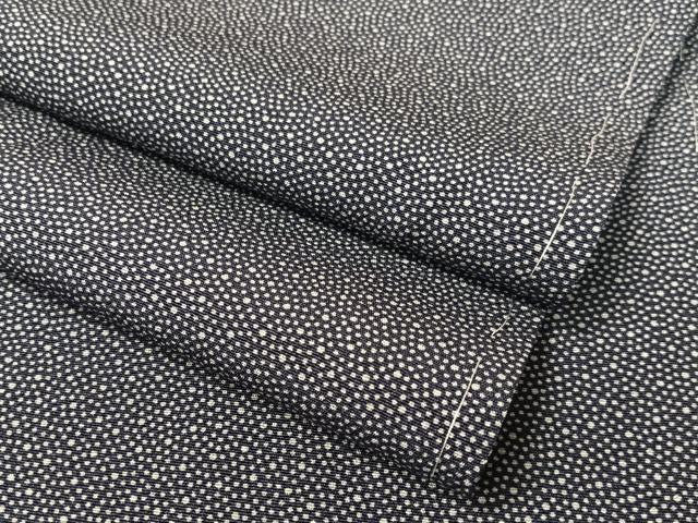 平和屋着物●江戸小紋　大小あられ　正絹　逸品　未使用　CABA4798vp