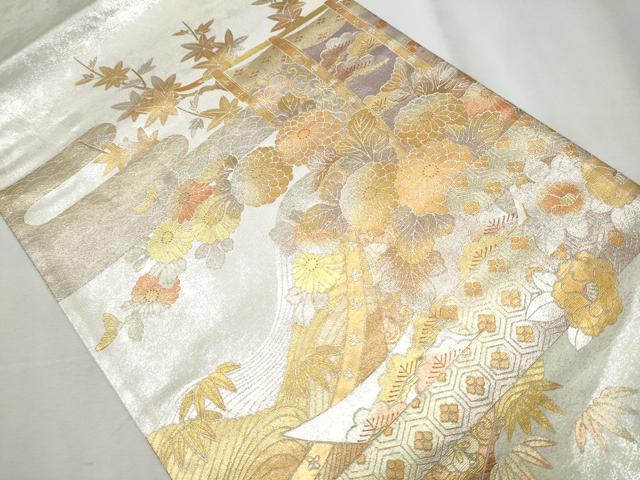 平和屋着物○金彩友禅 卓越技能者・名工・和田光正 六通柄袋帯