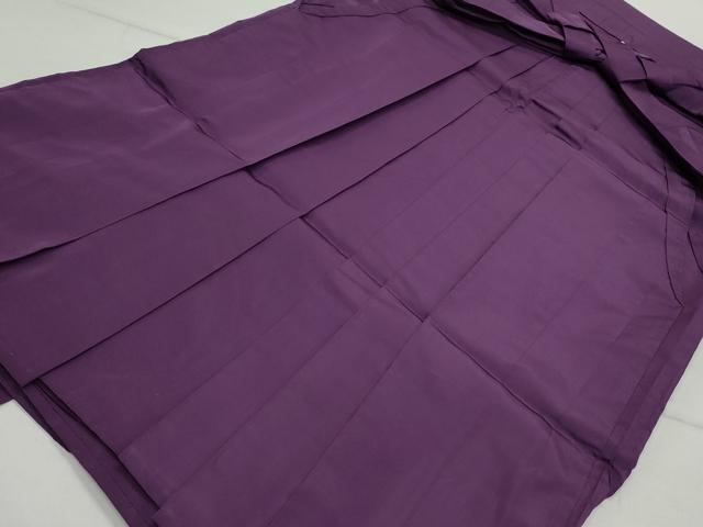 平和屋着物●男性　馬乗り袴　似せ紫色　洗える着物　CABA6026vf