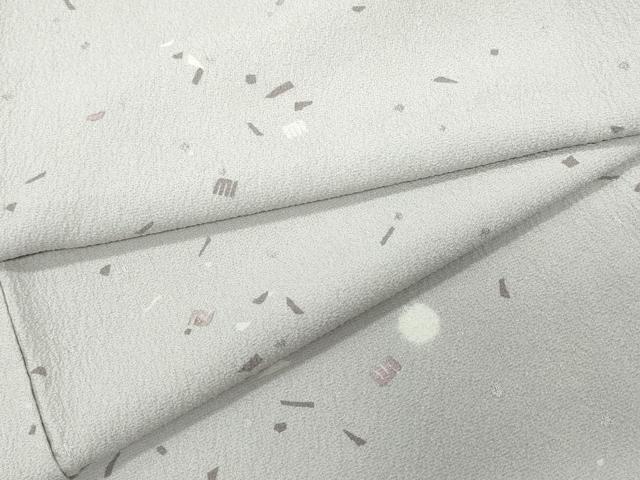 平和屋着物●上質な小紋　吉祥文　正絹　逸品　CABA6103vf