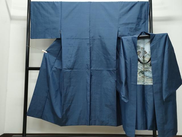 平和屋着物●男性　本場大島紬　アンサンブル　吉祥文　正絹　逸品　CABA6119vf