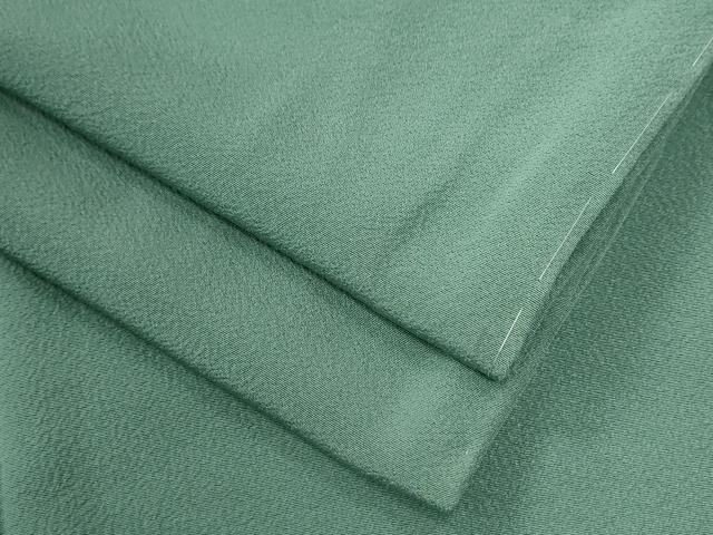 平和屋着物●上質な色無地　青磁色　正絹　逸品　未使用　CABA6211yc
