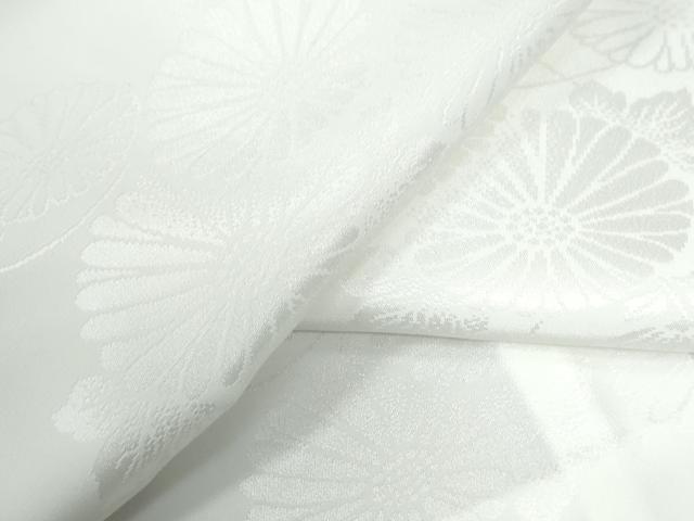 平和屋着物●長襦袢　無双仕立て　芝草菊地紋　洗える着物　未使用　CABA6275yc