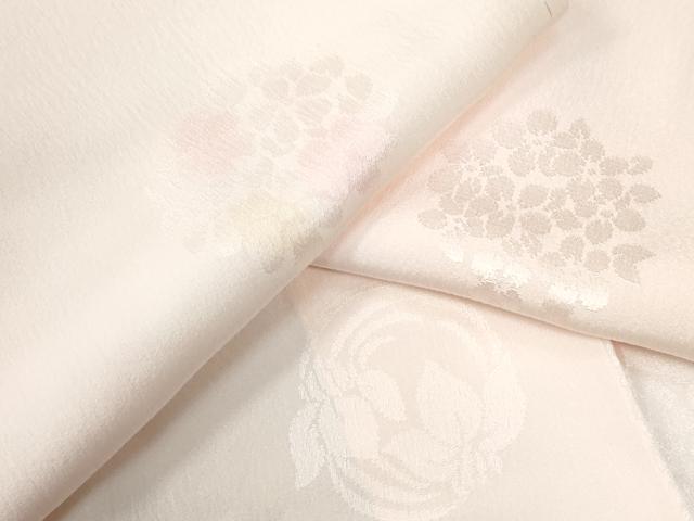 平和屋着物●長襦袢　袷　花丸地紋　暈し染め　正絹　逸品　未使用　CABA6281yc