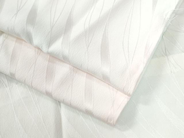 平和屋着物●長襦袢　無双仕立て　よろけ縞地紋　暈し染め　洗える着物　未使用　CABA6283yc