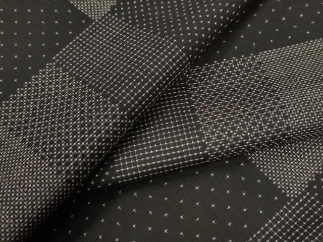 平和屋着物●本場大島紬　9マルキ　吉祥文　正絹　逸品　CABA6295yc