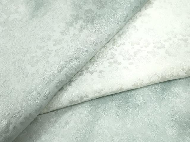 平和屋着物●長襦袢　無双仕立て　舞花地紋　暈し染め　正絹　逸品　CABA6298yc