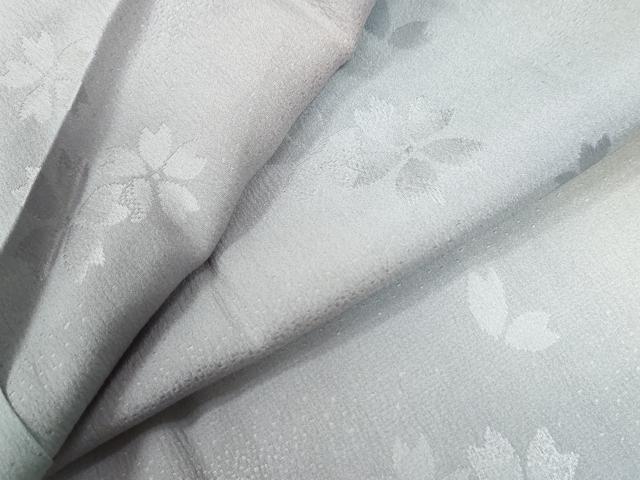 平和屋着物●長襦袢　無双仕立て　舞桜地紋　暈し染め　やまと誂製　正絹　逸品　未使用　CABA6351yc